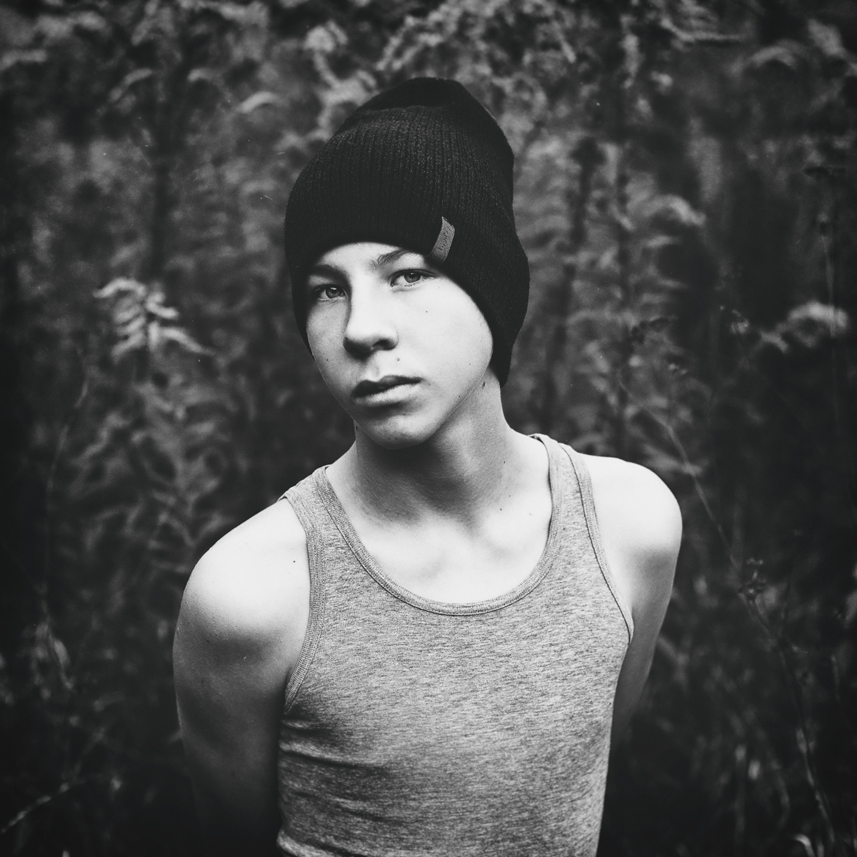 portret w chaszczach