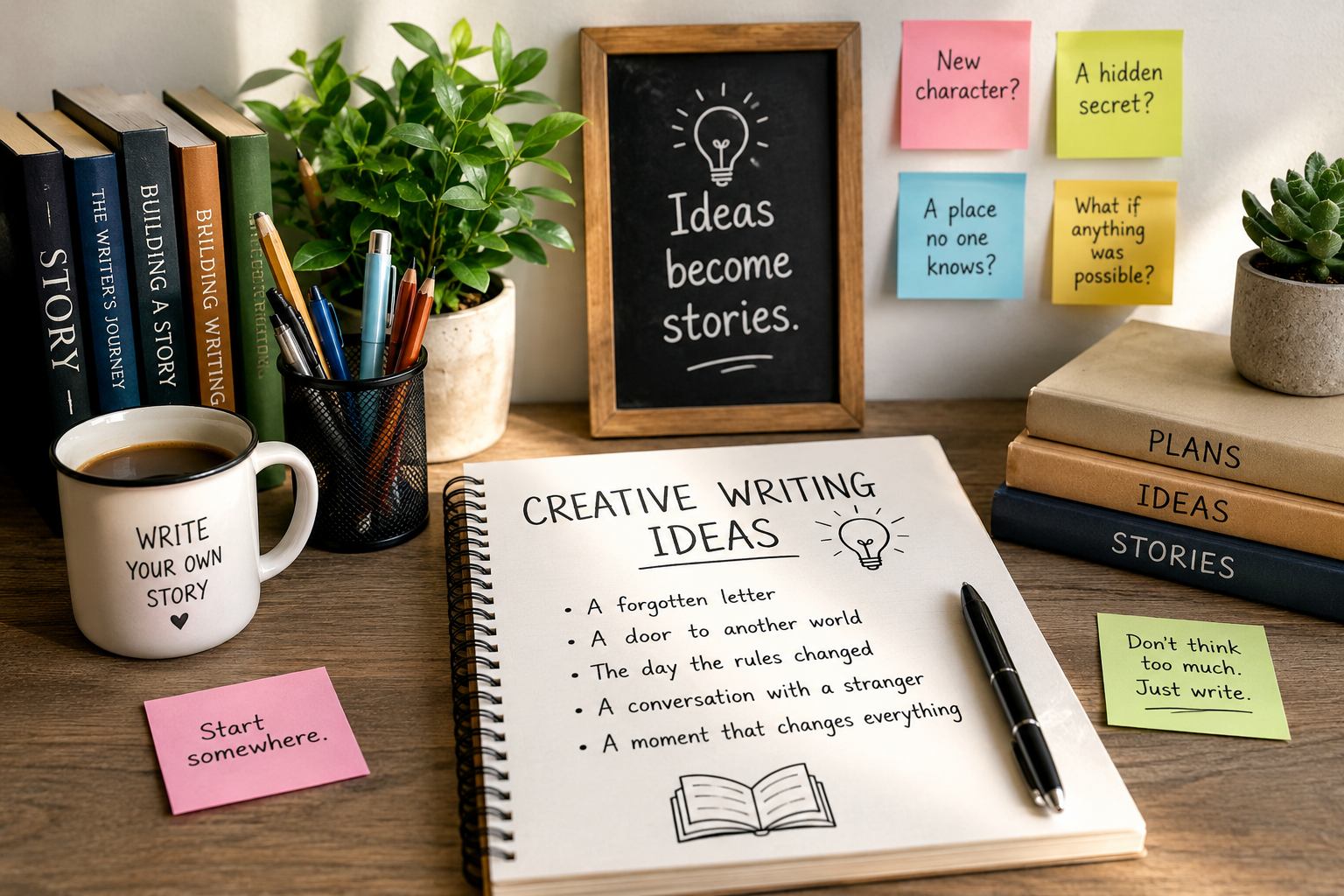creative writing ideas for storytelling and imagination development